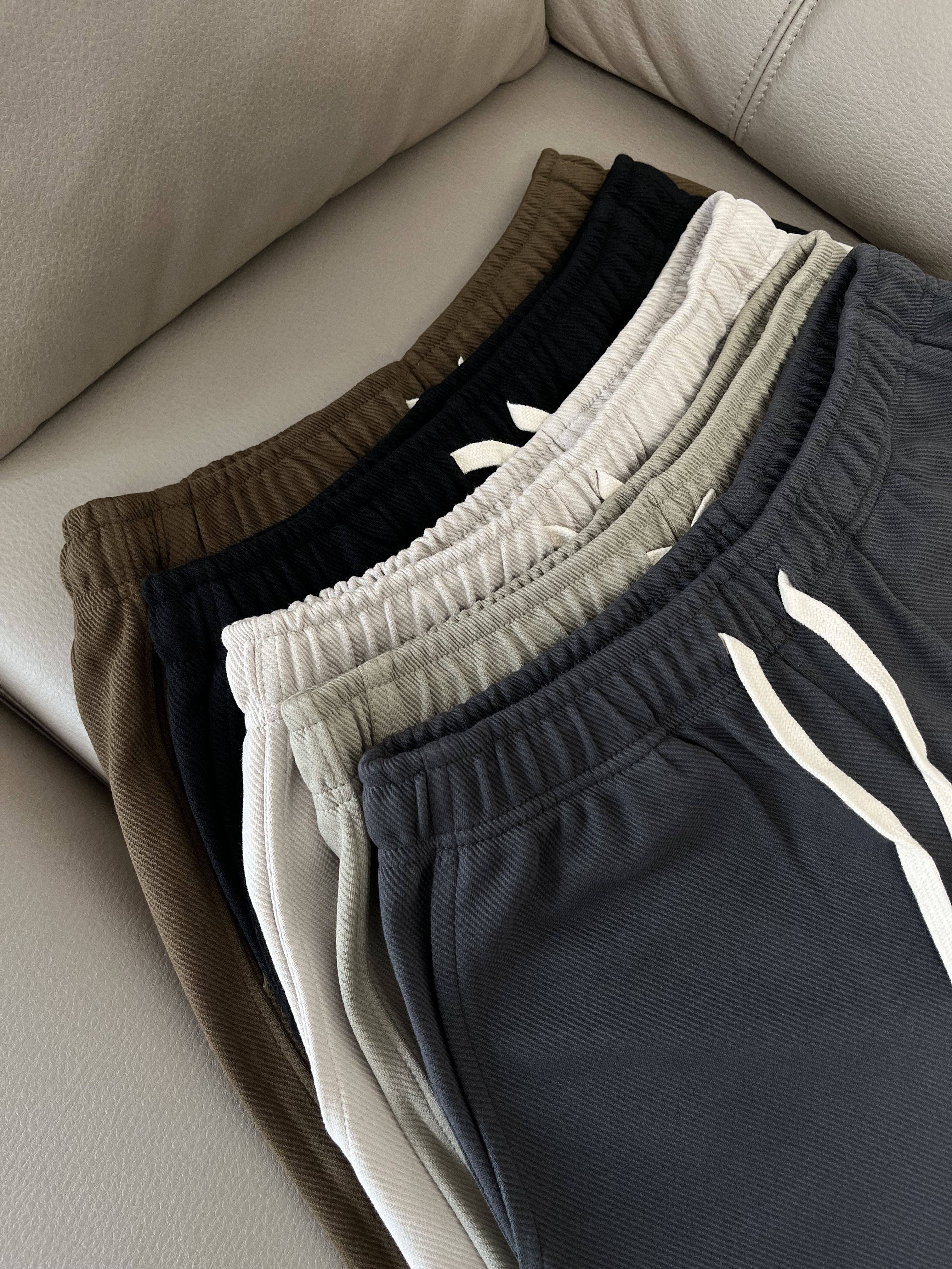 美式重磅斜纹短裤男夏季纯色宽松五分裤运动抽绳百搭情侣休闲裤女,淘宝优惠券,粉丝福利购,淘宝优惠卷