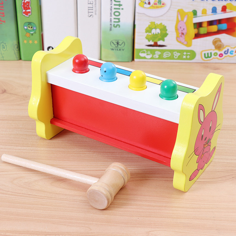幼得乐儿童敲打台击桩乐锤盒打击飞人游戏宝宝早教教具益智力玩具,淘宝优惠券,粉丝福利购,淘宝优惠卷