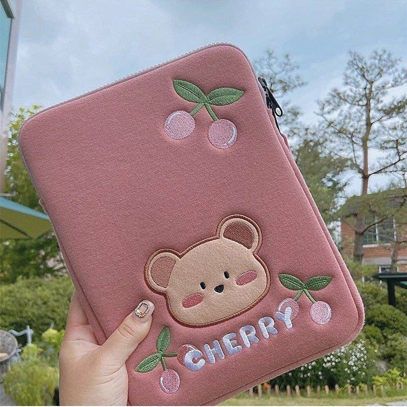 适用于苹果iPad9收纳包10.2可爱matepad11寸内胆包小米平板5Pro便携迷你6外带包air韩国女生第十代ins保护袋 - 图0
