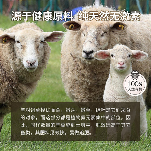 种花王大爷 羊粪发酵肥颗粒花卉专用基肥2包入料养花果蔬通用 - 图1
