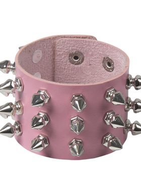 欧美朋克风夸张尖铆钉手环手镯