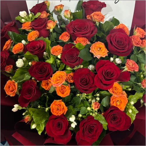 鲜花花束玫瑰花云南直发昆明基地配送生日家用洛神卡布奇诺情人节 - 图1