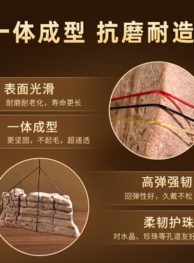 透明圆弹力线进口品质串珠绳高弹牛筋线水晶珍珠手串专用弹力线绳