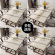 Anti-chili oil! New Chinese-style solid leather table mat