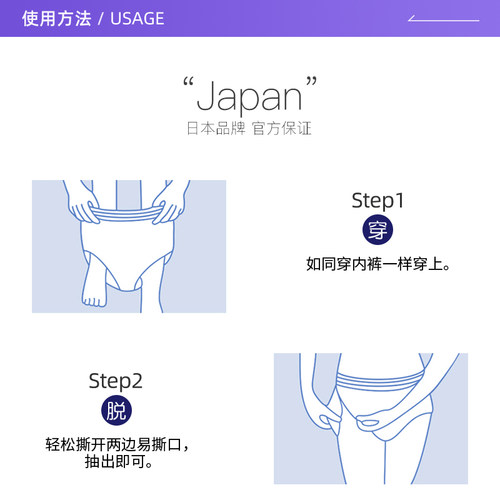 【自营】樱恋小仙裤女性卫生裤姨妈裤透气舒爽防漏L-XL/2P医护级 - 图2
