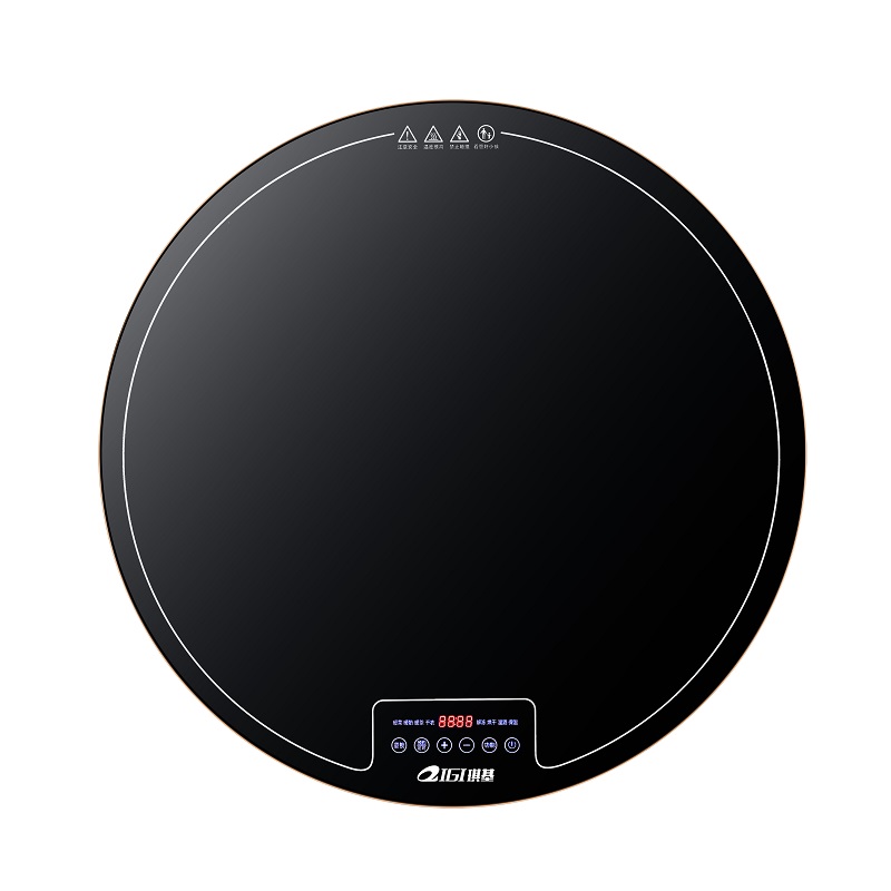 琪基圆形火锅饭菜保温板家用智能全自动转商用加热板热菜板暖菜板