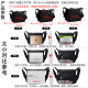 Tarpaulin casual large-capacity shoulder bag with multiple compartments