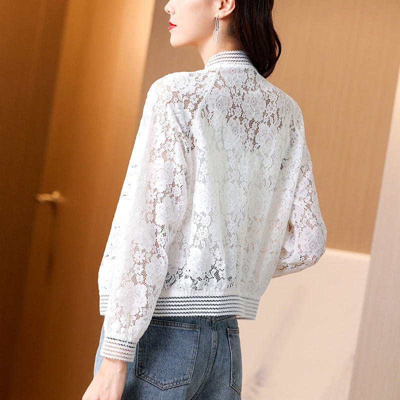蕾丝开衫2020新款很仙的外套防晒衣 塔瑞乔蕾丝衫/雪纺衫