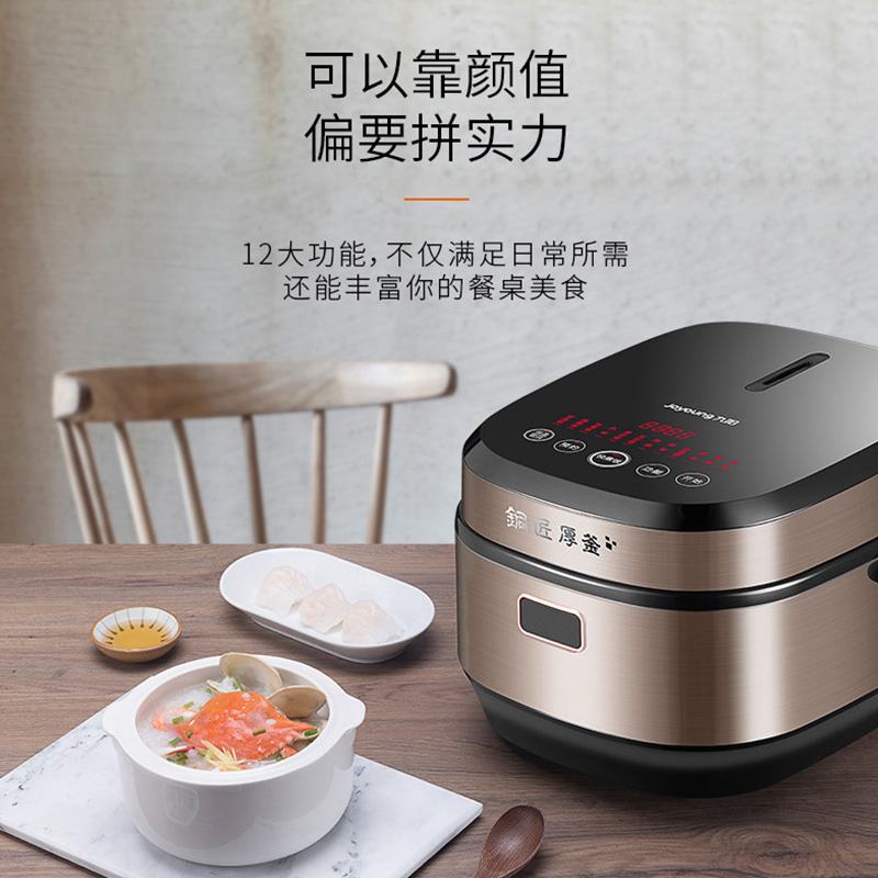 九阳凡臣专卖店九阳电饭煲锅4L升智能家用多功能全自动柴火饭锅2正品3-4-5人3