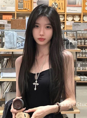 小众设计insbm同款银色十字架