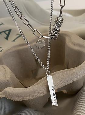 SONGMENG韩版锁骨链项链