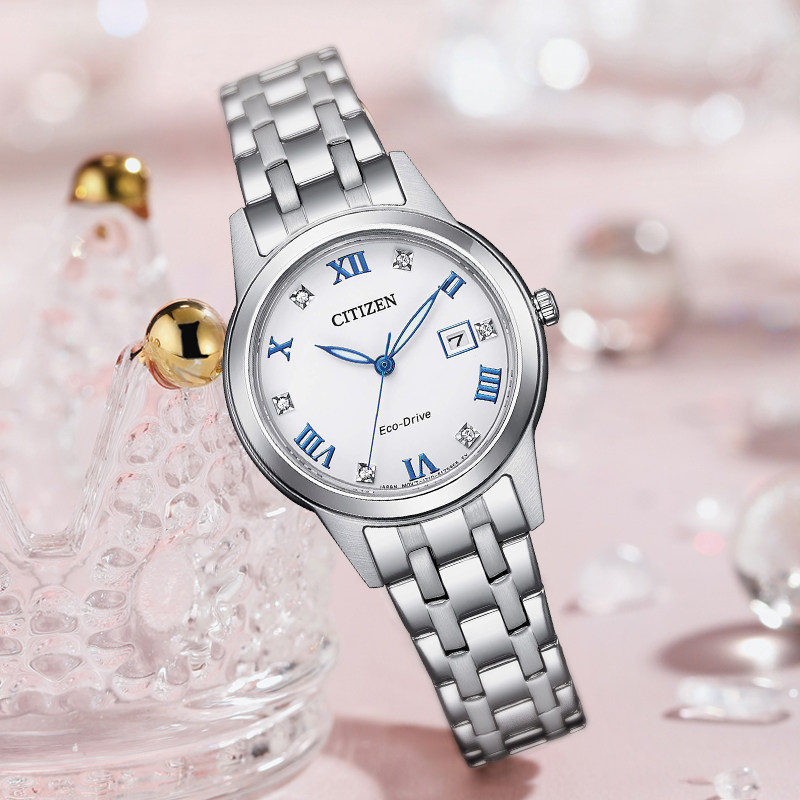 西铁城光动能日本新款正品钢腕表 kuajing海外日韩腕表