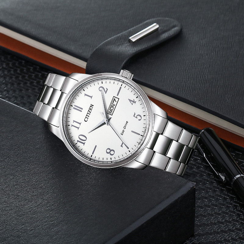 citizen光动能男女正品休闲钢腕表 kuajing海外日韩腕表