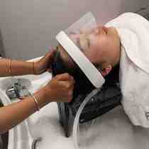 Carbonated Springs Shampoo Headgear Hair Stirrup Scalp Care Clean Hair Follicle Hair Therapy Hair Follicle Beauty Circular Hydrotherapy Flowers