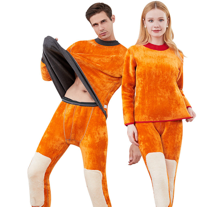 超厚保暖加绒中老年防寒宽松保暖衣 沁浓保暖上装