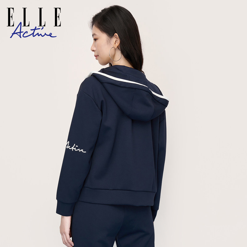 elle active2022秋季新款棉运动服 elleactive短外套