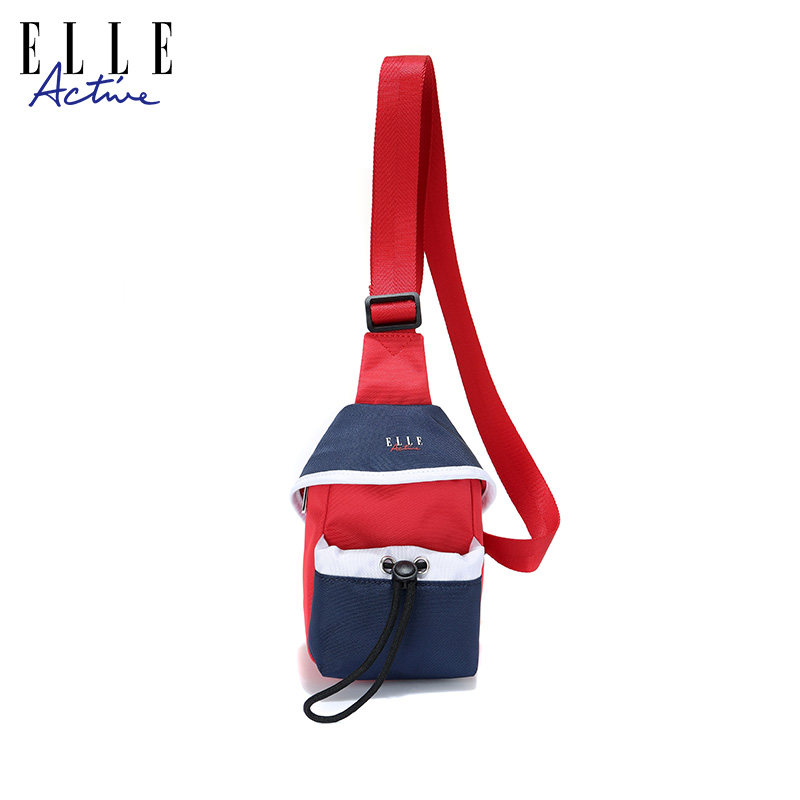 ELLE Active户外潮搭撞色LOGO轻便小挎包新款时尚单肩包斜挎包女,淘宝优惠券,粉丝福利购,淘宝优惠卷