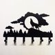 Decorative hook key storage is iron creative hook porch bedroom wall hanging clothes hook door rear rack