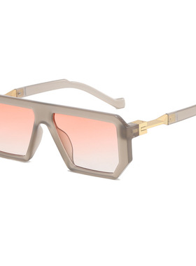 新款欧美跨境时尚女士太阳镜直播方框墨镜网红明星款大框街拍眼镜