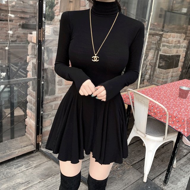 Base skirt with extra size women's French style