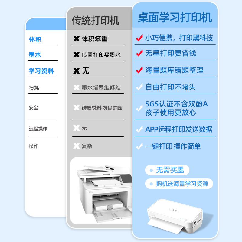印先森s821k办公远程a4无墨神兽 印先森行盛热敏/热转印打印机