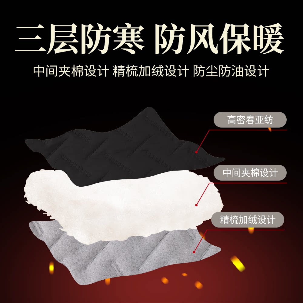 加绒罩衣棉袄加厚夹棉工作服棉大衣户外上班工人防水防油男女围裙