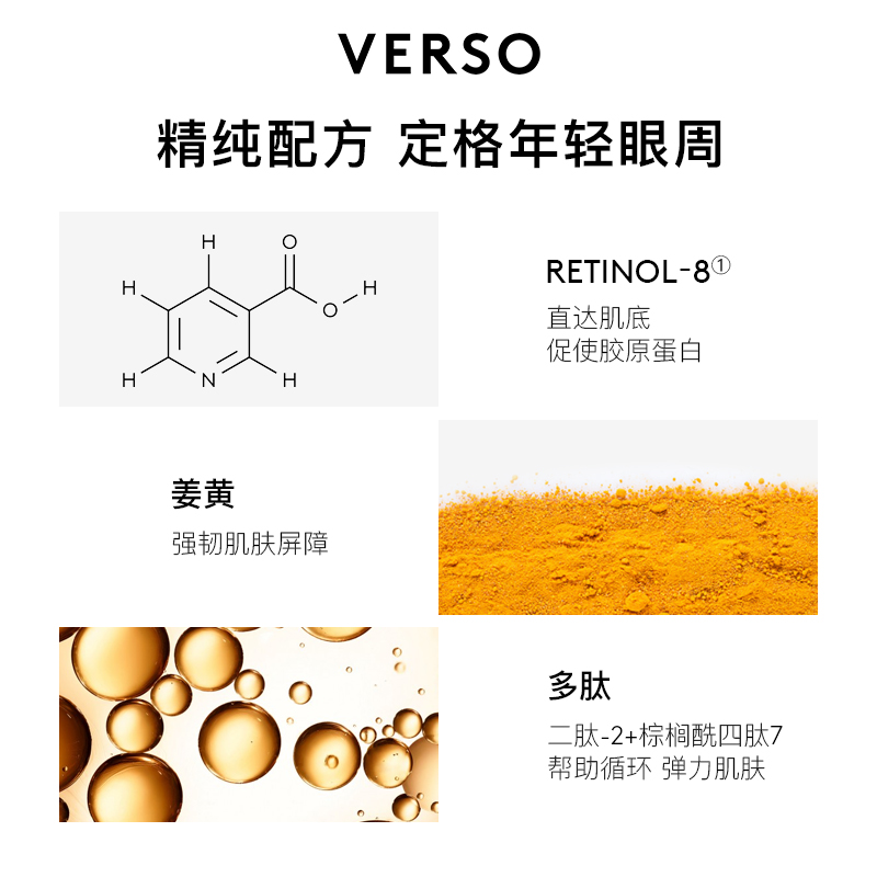 【保质期到24.12】VERSO5号视黄醇8超级眼部精华30ML - 图0