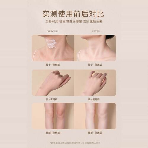 Dr独特艾琳防晒身体素颜霜dearlrean自然透亮美白身体乳全身遮瑕 - 图1