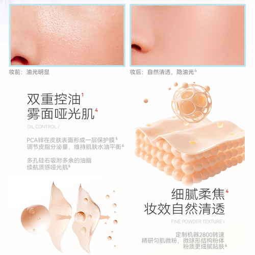 程十安KATO散粉定妆粉控油持久koto干油皮遮瑕喷雾女蜜粉饼水散粉 - 图1