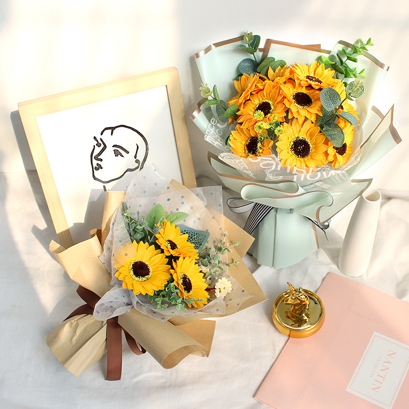 向日葵毕业花束 新人首单立减十元 21年8月 淘宝海外