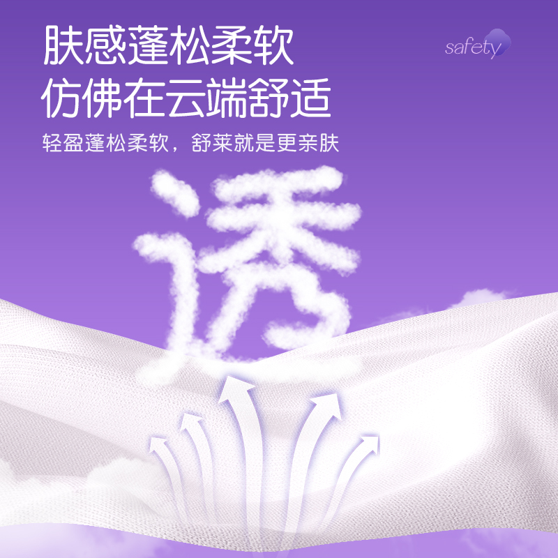 舒莱夜用仙女裤低腰安睡裤型卫生巾量多超长安心裤女经期用防漏