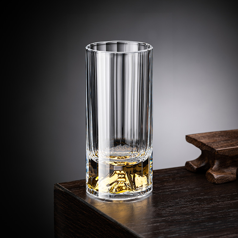 High-end light luxury crystal glass two-liang white wine glass set