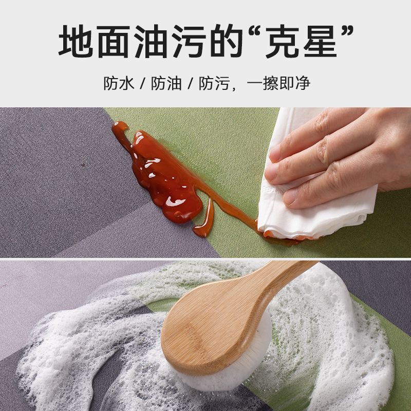 厨房地垫专用长条防滑防油可擦免洗硅藻泥耐脏新款脚垫吸水地毯ki-图3
