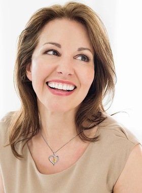 跨境热卖S925纯银母子爱心相拥抱创意项链母爱亲情心形锁骨链吊坠