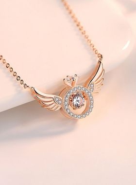 钛钢灵动跳动的心天使之翼520专属女神的节日为你画上爱的翅膀