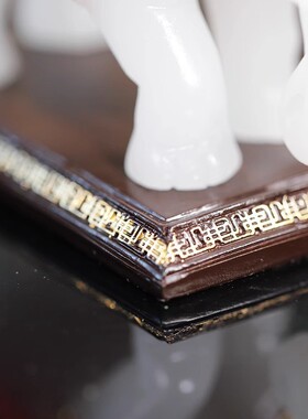 大象摆件彩绘西藏和谐四瑞家居开业装饰民族客厅摆设密宗佛具用品