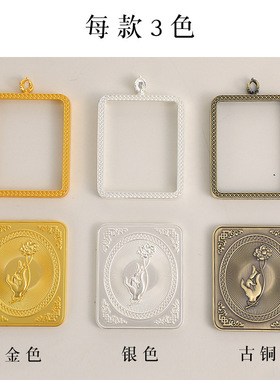 佛眼唐卡盒子吊坠西藏手绘款饰品礼物男女情侣唐卡盒子民族嘎乌盒