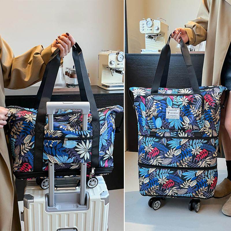 中点大容量待产妈咪包可套拉杆行李袋女生住校包万向轮折叠旅行包,淘宝优惠券,粉丝福利购,淘宝优惠卷
