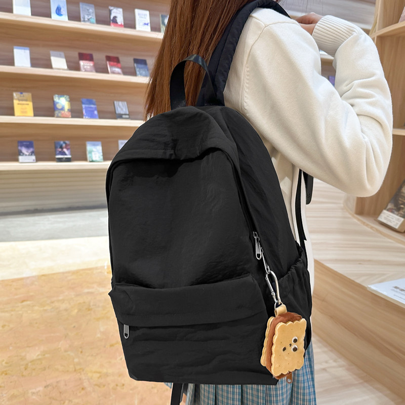 中点纯色书包2025新款户外登山14寸电脑背包女旅游轻便防水双肩包,淘宝优惠券,粉丝福利购,淘宝优惠卷