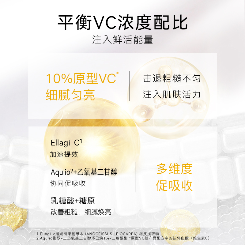 春日来信三体视黄醇精华液A醇HPR抗皱紧致双仓次抛VA