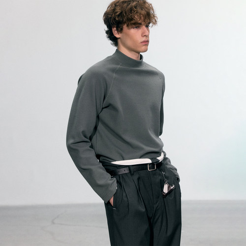 C2H4 Architect Long-sleeves 建筑师 肌理半高领打底长袖 #R010 - 图2