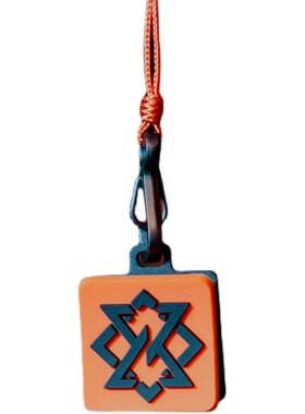 混沌装备男PLA吊坠底座