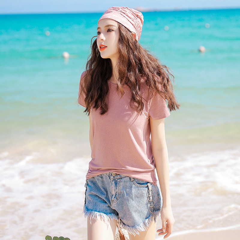 妖精可可短袖初恋白色打底内搭t恤 妖精可可T恤