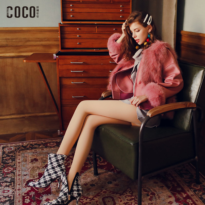 [清仓]【39元特价不退换】秋冬打底袜 妖精可可短袜/打底袜/丝袜/美腿袜