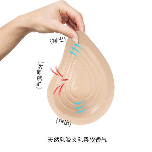 乳腺切除术后专用义乳文胸罩二合一假乳房夏季腋下假胸冰丝内衣女-图3