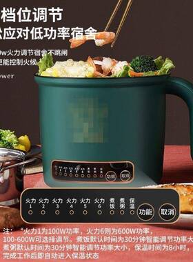 电煮锅一体锅多功能小火锅家用小型单人1一2人食小锅泡面碗小电锅