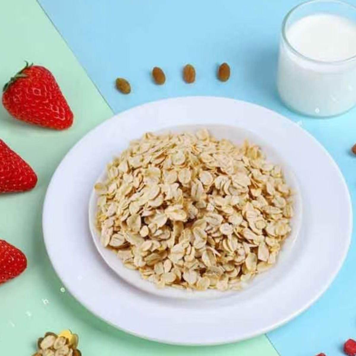 内蒙古大粒裸燕麦片高纤营养燕麦片早餐冲饮即食代餐饱腹懒人速食,淘宝优惠券,粉丝福利购,淘宝优惠卷