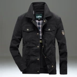 Демисезонная хлопковая куртка для отдыха, оверсайз, большой размер