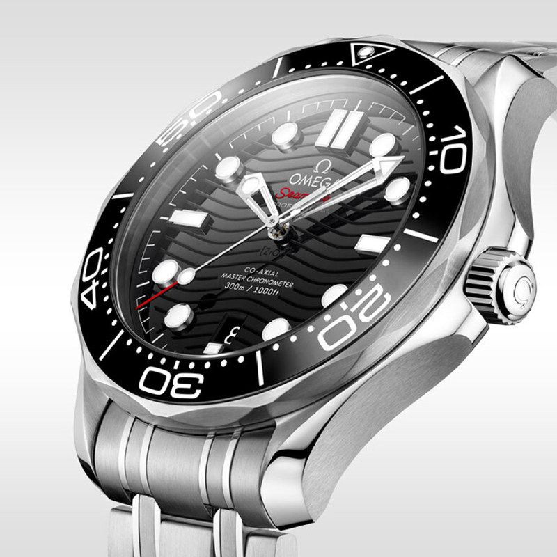 欧米茄海马300钢带男士潜水表 茗豪海外瑞士腕表