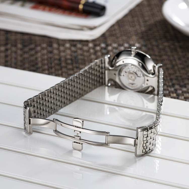 瑞士正品浪琴longines-嘉岚系列超薄自动机械手表男L4.908.4.11.6